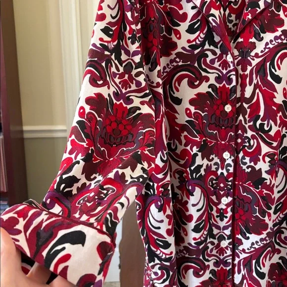 *2 Pieces SOMA Long Sleeve Top & Wide Leg Drawstring Bottoms Pajamas Loungewear - Picture 9 of 16